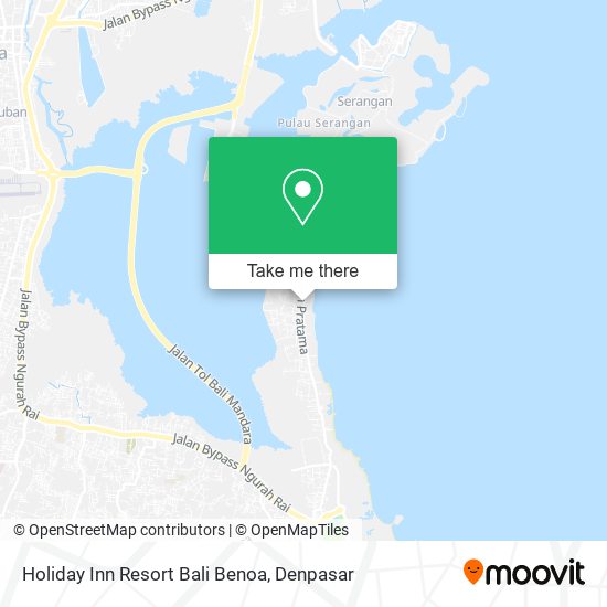 Holiday Inn Resort Bali Benoa map