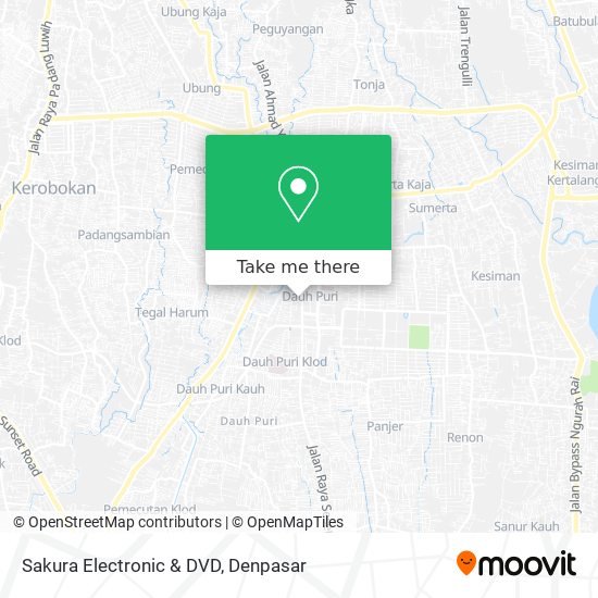 Sakura Electronic & DVD map
