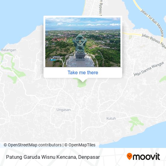 Patung Garuda Wisnu Kencana map
