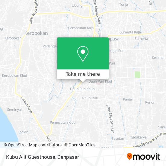 Kubu Alit Guesthouse map