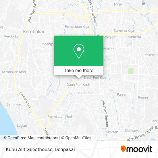 Kubu Alit Guesthouse map