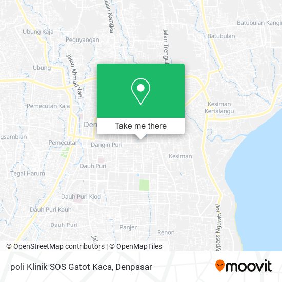 poli Klinik SOS Gatot Kaca map