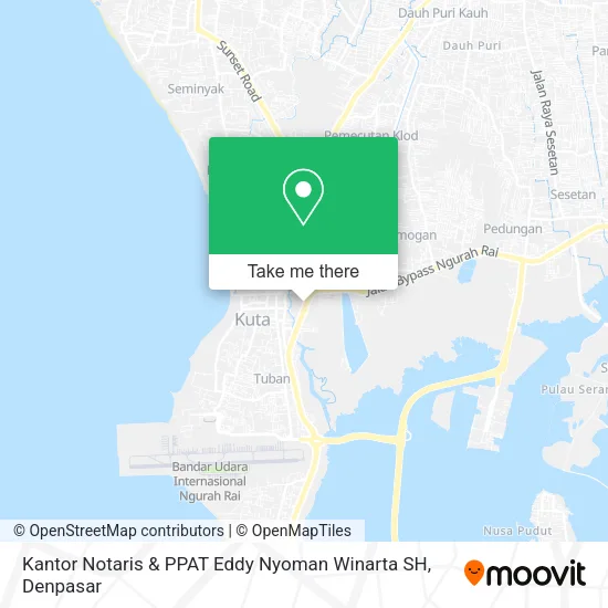 Kantor Notaris & PPAT Eddy Nyoman Winarta SH map