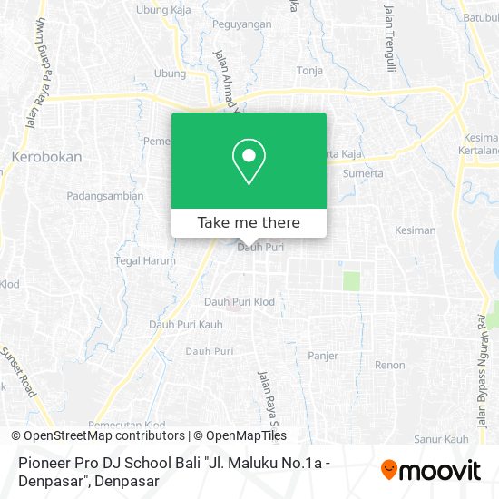 Pioneer Pro DJ School Bali "Jl. Maluku No.1a - Denpasar" map