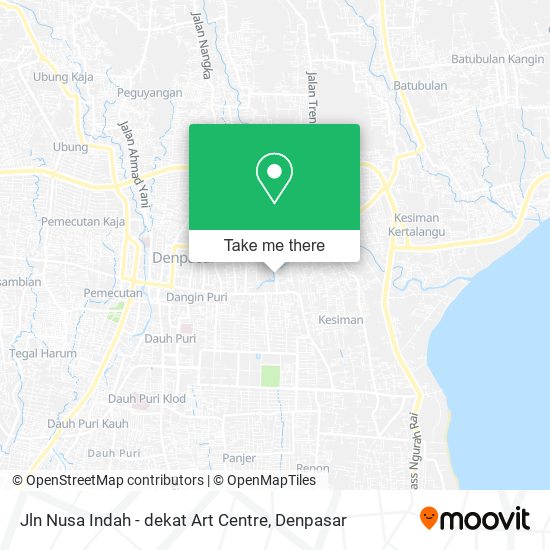 Jln Nusa Indah - dekat Art Centre map