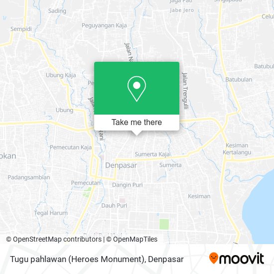 Tugu pahlawan (Heroes Monument) map