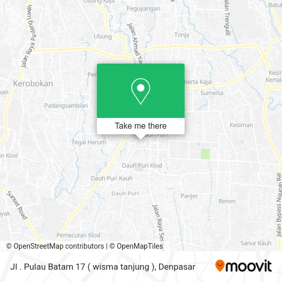 Jl . Pulau Batam 17 ( wisma tanjung ) map