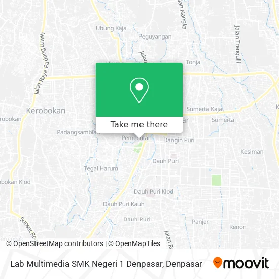 Lab Multimedia SMK Negeri 1 Denpasar map