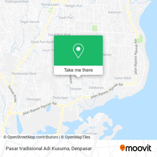 Pasar tradisional Adi Kusuma map