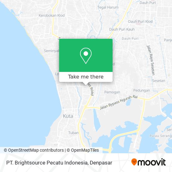 PT. Brightsource Pecatu Indonesia map