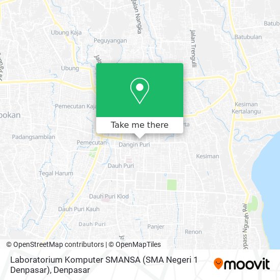 Laboratorium Komputer SMANSA (SMA Negeri 1 Denpasar) map