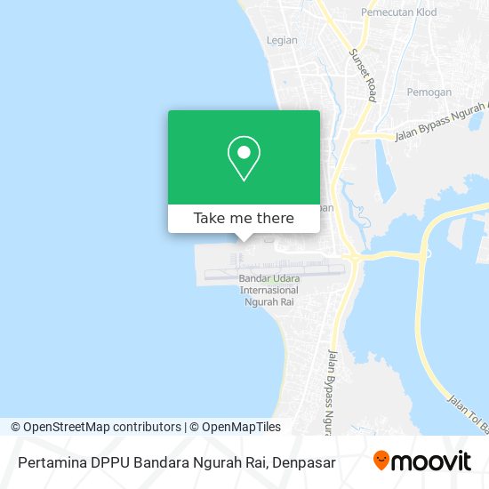 Pertamina DPPU Bandara Ngurah Rai map