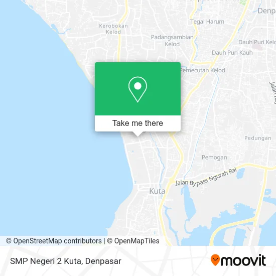 SMP Negeri 2 Kuta map