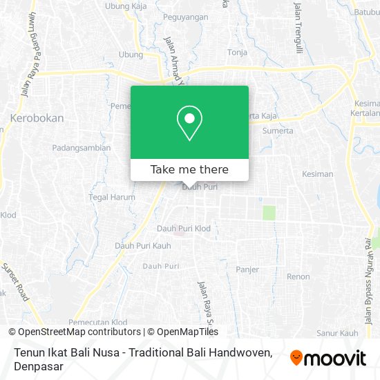 Tenun Ikat Bali Nusa - Traditional Bali Handwoven map