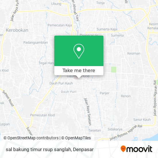 sal bakung timur rsup sanglah map