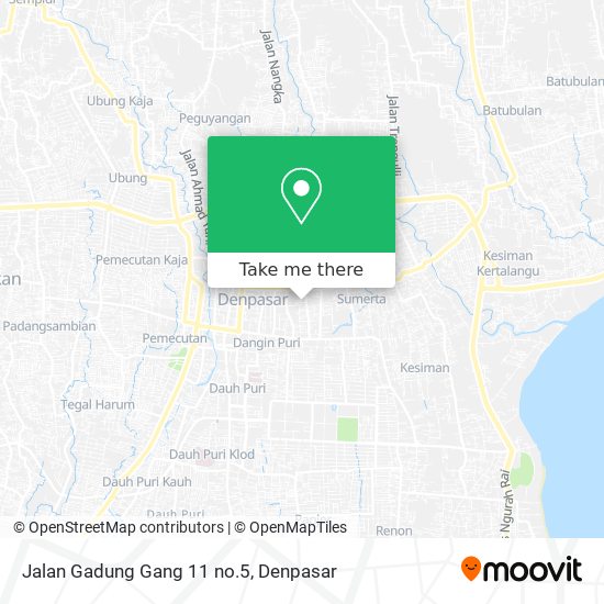 Jalan Gadung Gang 11 no.5 map