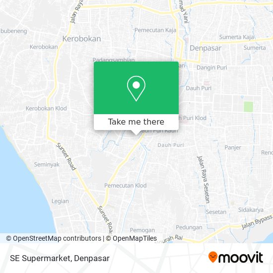 SE Supermarket map