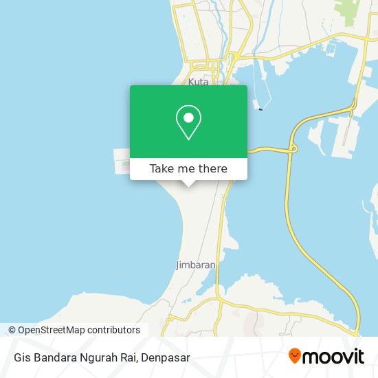 Gis Bandara Ngurah Rai map
