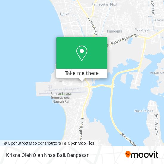 Krisna Oleh Oleh Khas Bali map