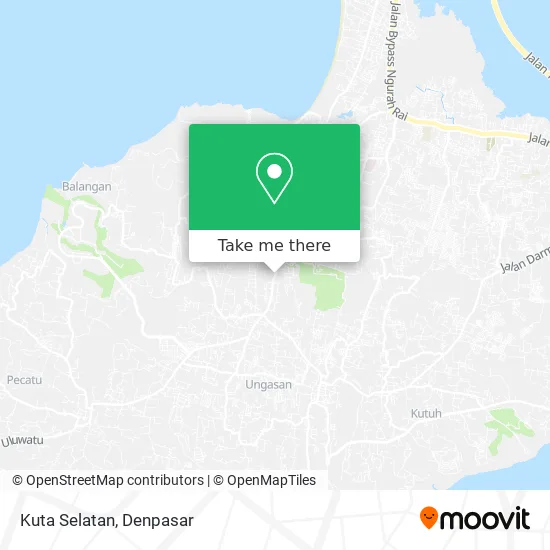Kuta Selatan map
