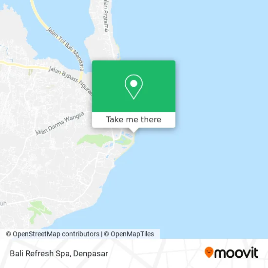 Bali Refresh Spa map