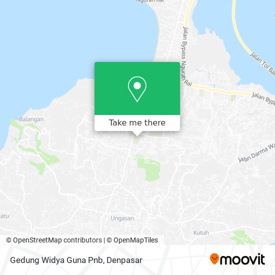 Gedung Widya Guna Pnb map