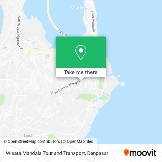 Wisata Mandala Tour and Transport map