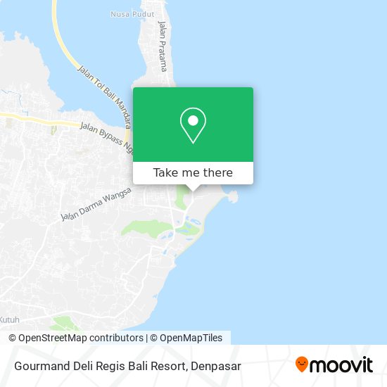 Gourmand Deli Regis Bali Resort map