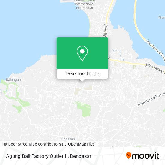 Agung Bali Factory Outlet II map