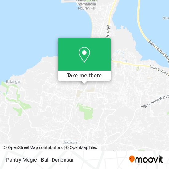 Pantry Magic - Bali map