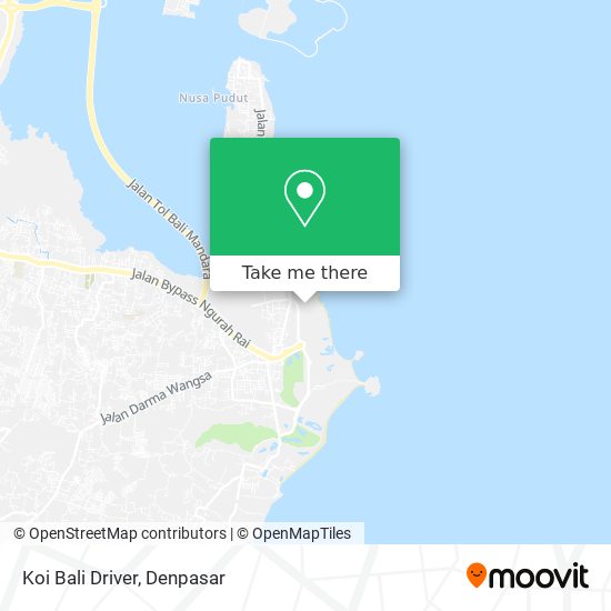 Koi Bali Driver map