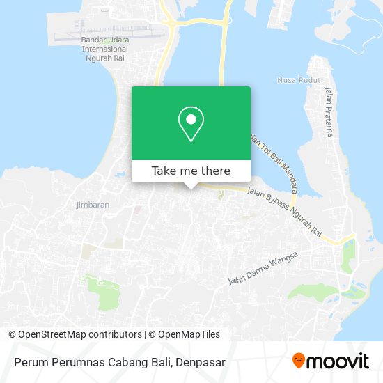 Perum Perumnas Cabang Bali map