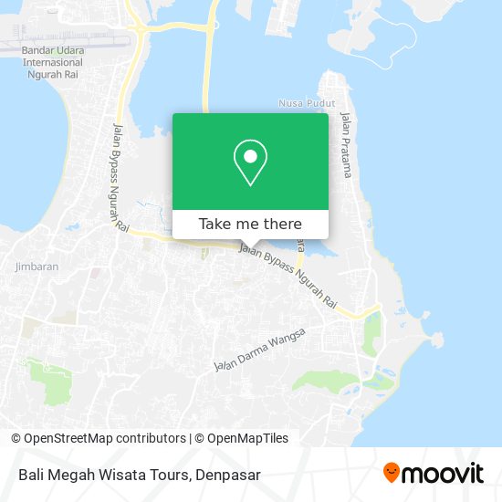 Bali Megah Wisata Tours map