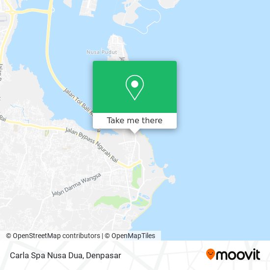 Carla Spa Nusa Dua map