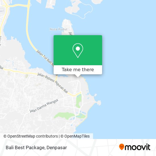 Bali Best Package map