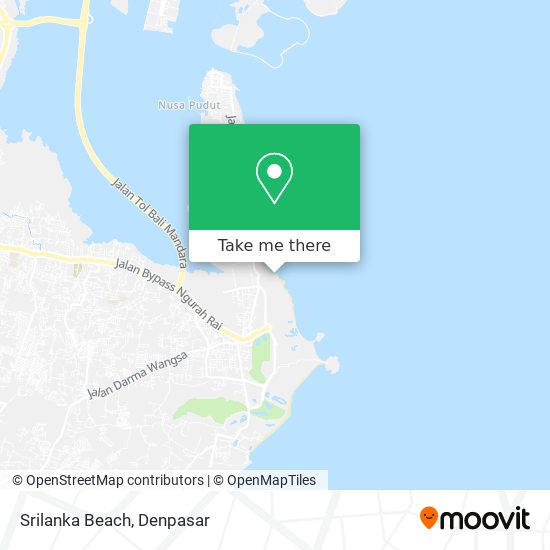 Srilanka Beach map