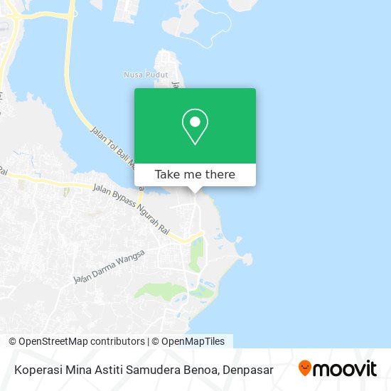 Koperasi Mina Astiti Samudera Benoa map