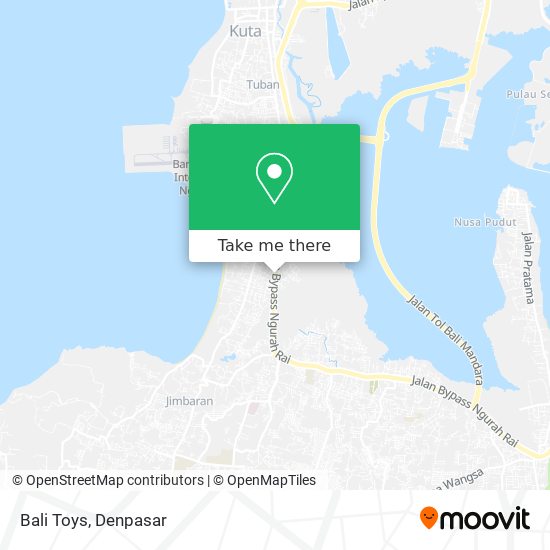 Bali Toys map