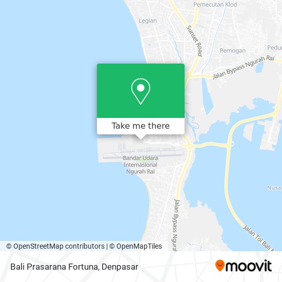 Bali Prasarana Fortuna map