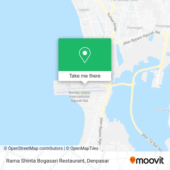 Rama Shinta Bogasari Restaurant map