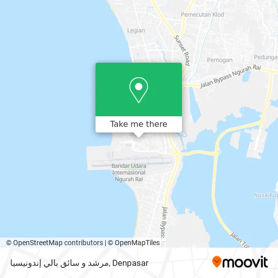 مرشد و سائق بالي إندونيسيا map
