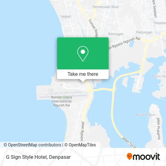 G Sign Style Hotel map