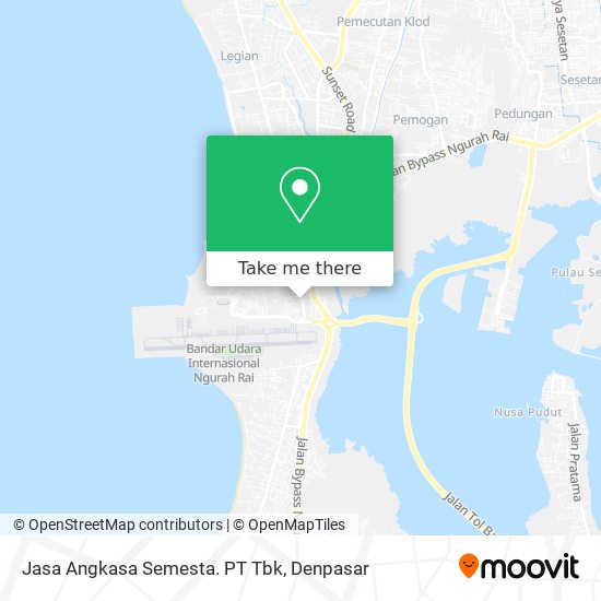 Jasa Angkasa Semesta. PT Tbk map