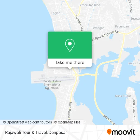 Rajawali Tour & Travel map