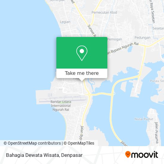 Bahagia Dewata Wisata map