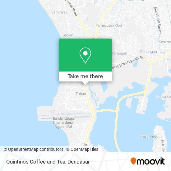 Quintinos Coffee and Tea map