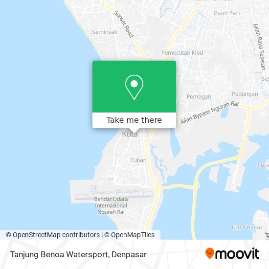 Tanjung Benoa Watersport map