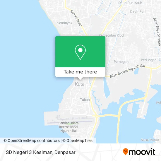 SD Negeri 3 Kesiman map