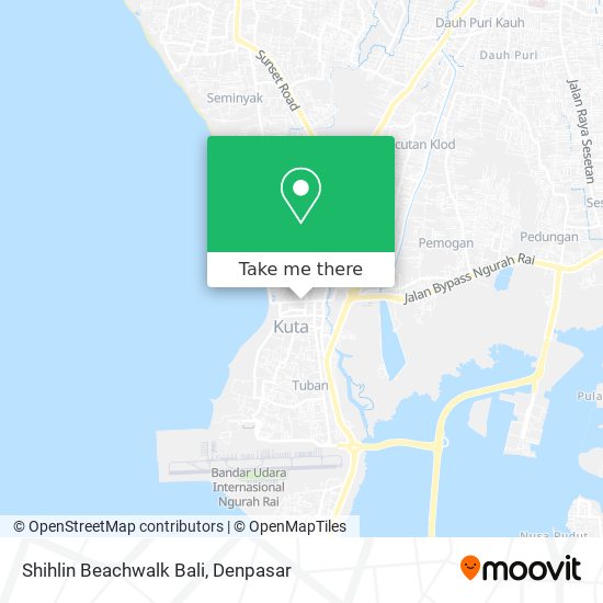 Shihlin Beachwalk Bali map