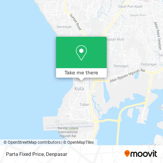 Parta Fixed Price map